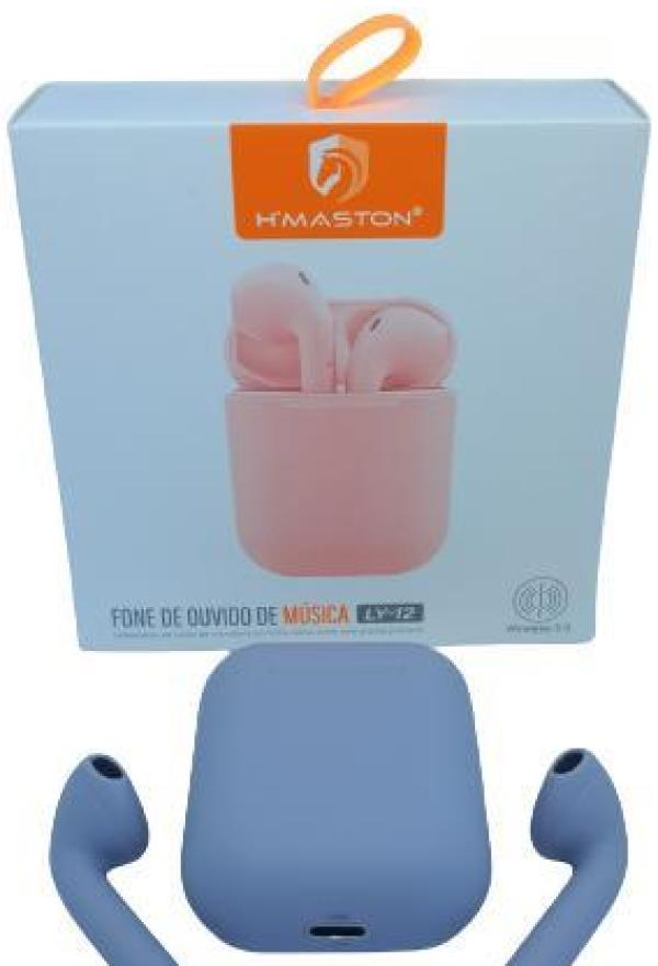 Fone De Ouvido Sem Fio I12 Tws Bluetooth Com Touch - Cinza