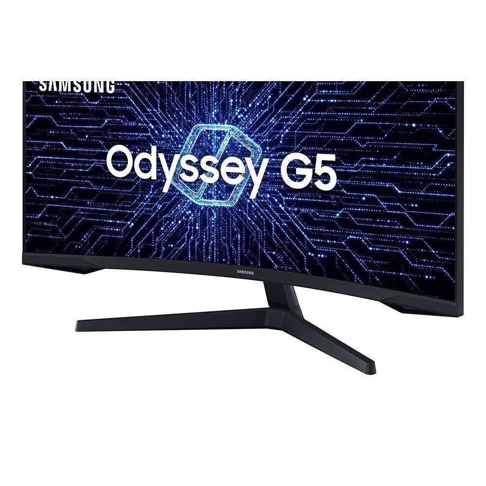 Miniatura Monitor Gamer Curvo Samsung Odyssey G5 34", WQHD, 165Hz, 1ms, FreeSync Premium, HDR10 - LC34G55TWWLMZD
