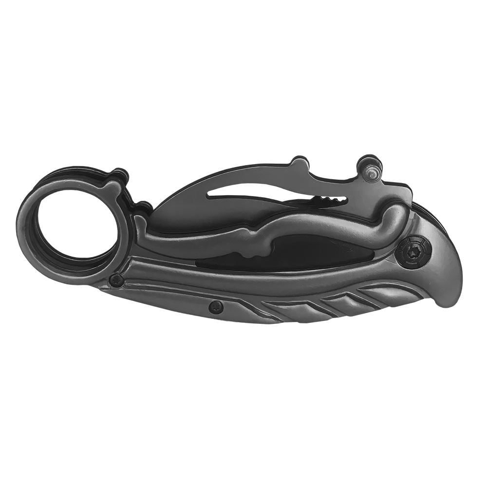 Miniatura Canivete Karambit Tático Semi-Automático Ll82280 Cs Go