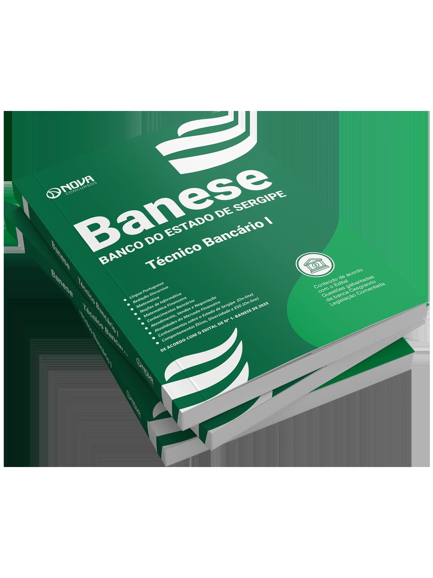 Miniatura Apostila Banese 2025 - Técnico Bancário I