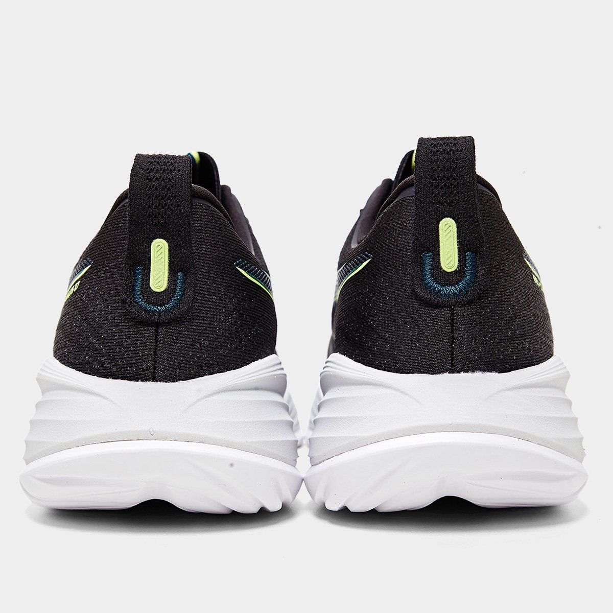 Miniatura Tênis Asics Gel-Cumulus 27 Masculino Preto+Amarelo - 39