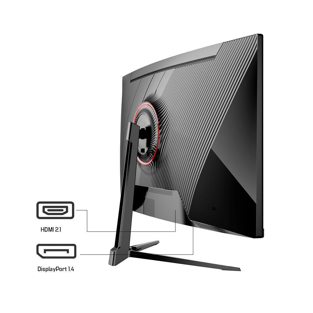 Monitor Gamer 27 Curvo 1ms 180Hz AMD FreeSync Full HD HDMI DP Frameless HQ Premium HQ27C18
