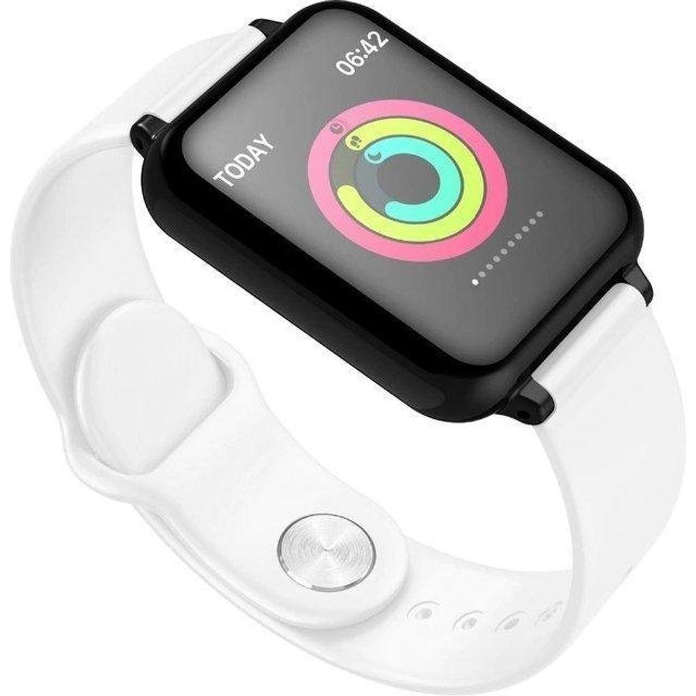 Miniatura Smart Watch Relógio Inteligente B57 Band Hero 3 Sports Branco