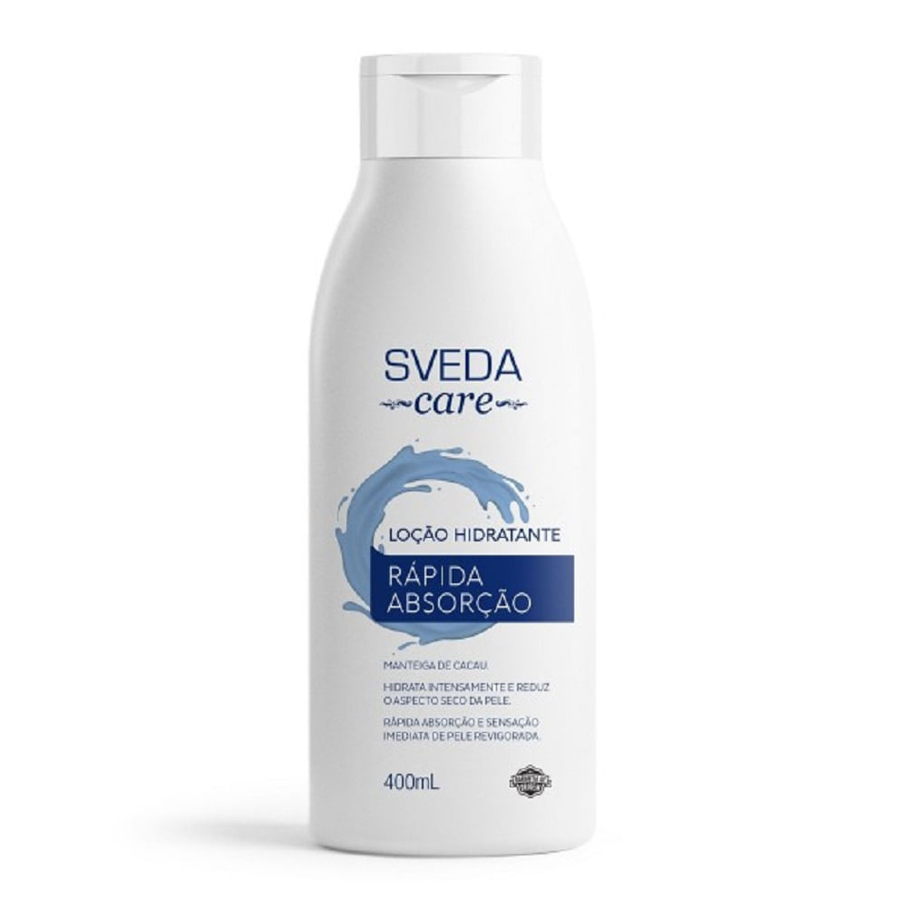 Miniatura Loção Hidratante Sveda Care 400ml Rápida Absorção