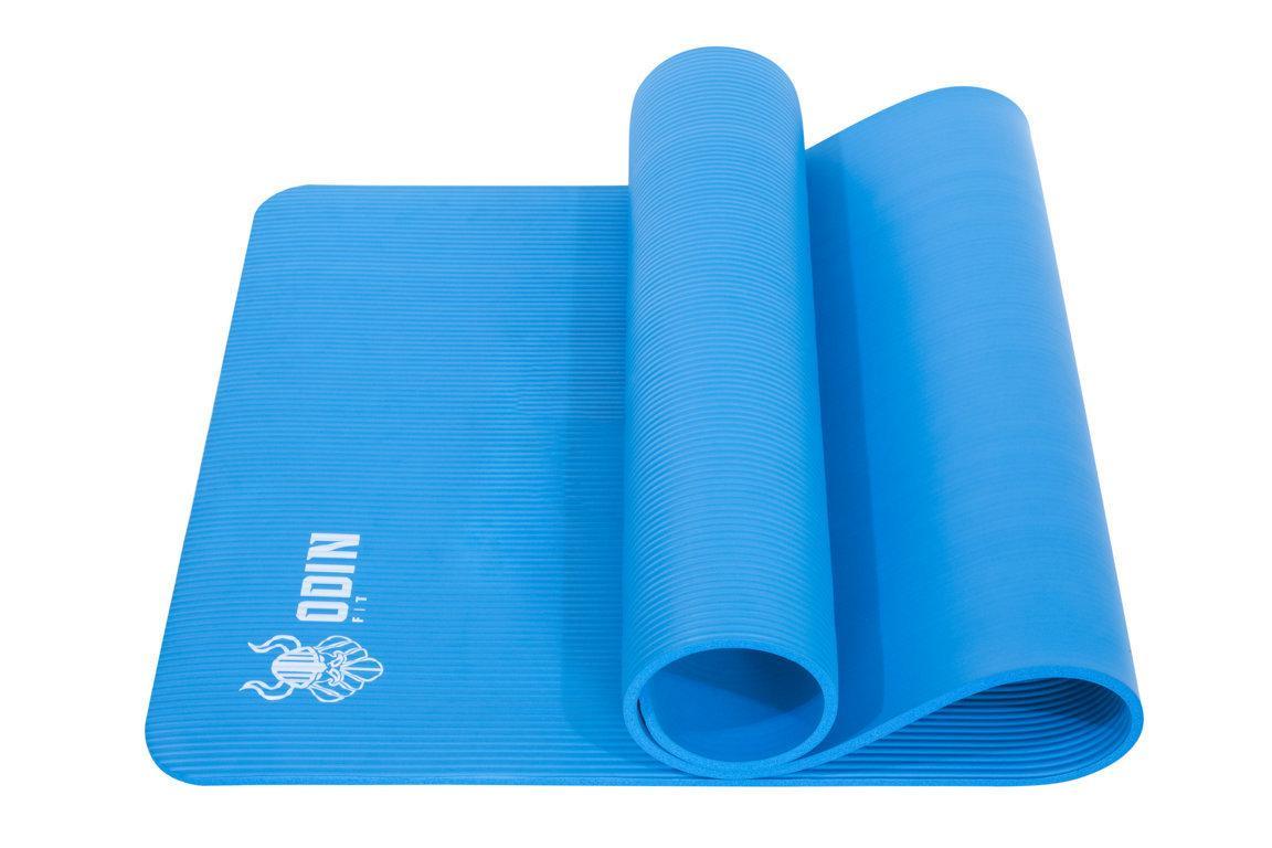 Miniatura Tapete De Yoga Mat Em Nbr 10Mm - Odin Fit - Azul