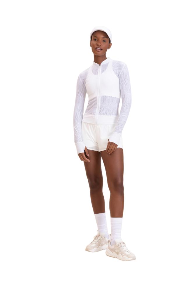 Miniatura Jaqueta Live Run Joy Feminina Branco - G