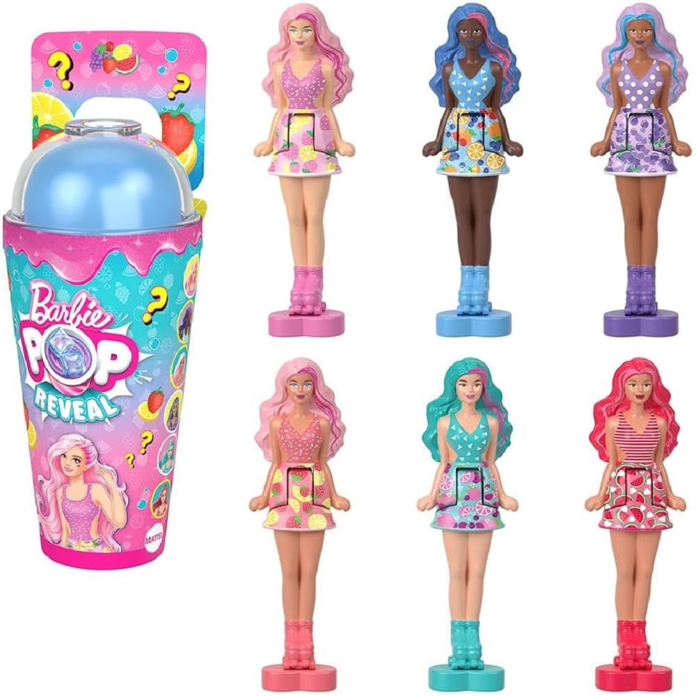 Miniatura Barbie Boneca Mini Land Pop Reveal Mattel Sortido