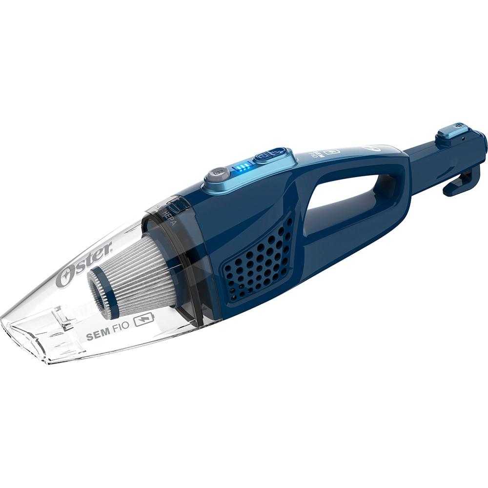 Aspirador de Pó Sem Fio Azul Oster 3 em 1 OASP630 Bivolt
