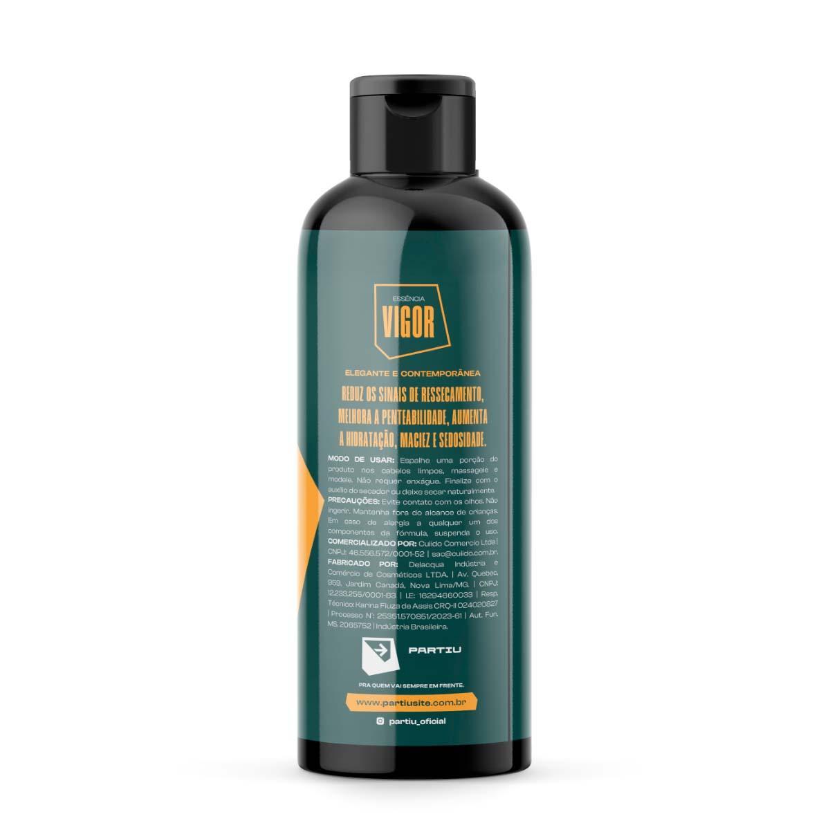 Miniatura Leave-In Para Cabelo Masculino Finalizador 120G Vigor Partiu