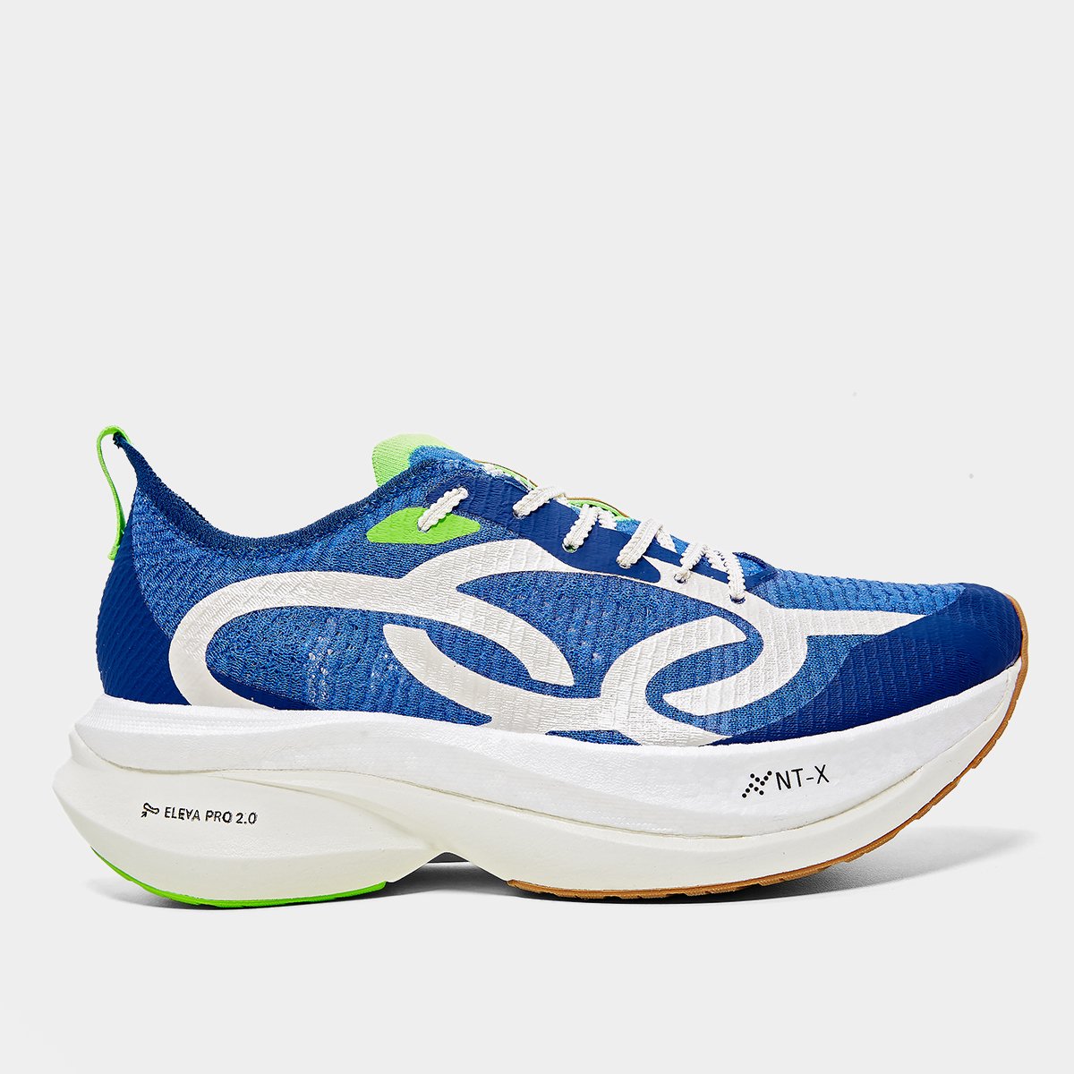 Miniatura Tênis Olympikus Corre Grafeno 3 Azul Royal+Verde - 36