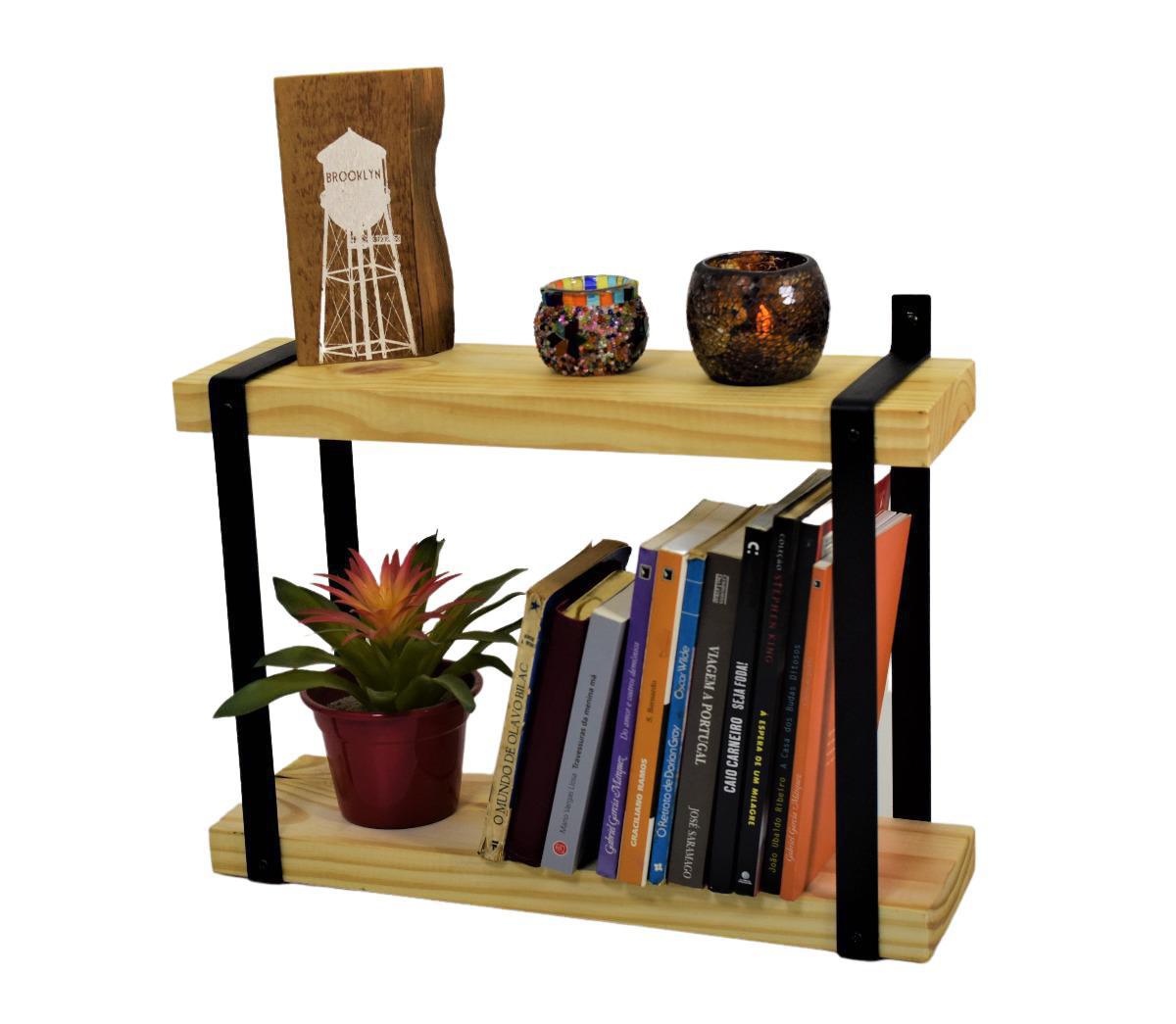 Prateleira Plantas Decorativa Estilo Industrial Sala 48cm
