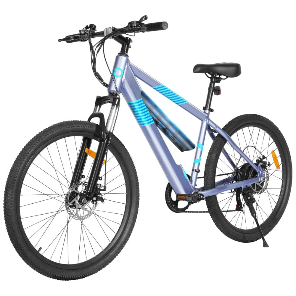 Bicicleta Elétrica para Adultos, Bateria Removível Embutida Invisível de 36V, Motor sem Escovas de 350W Pico 450W, Bicicleta Elétrica de Montanha com