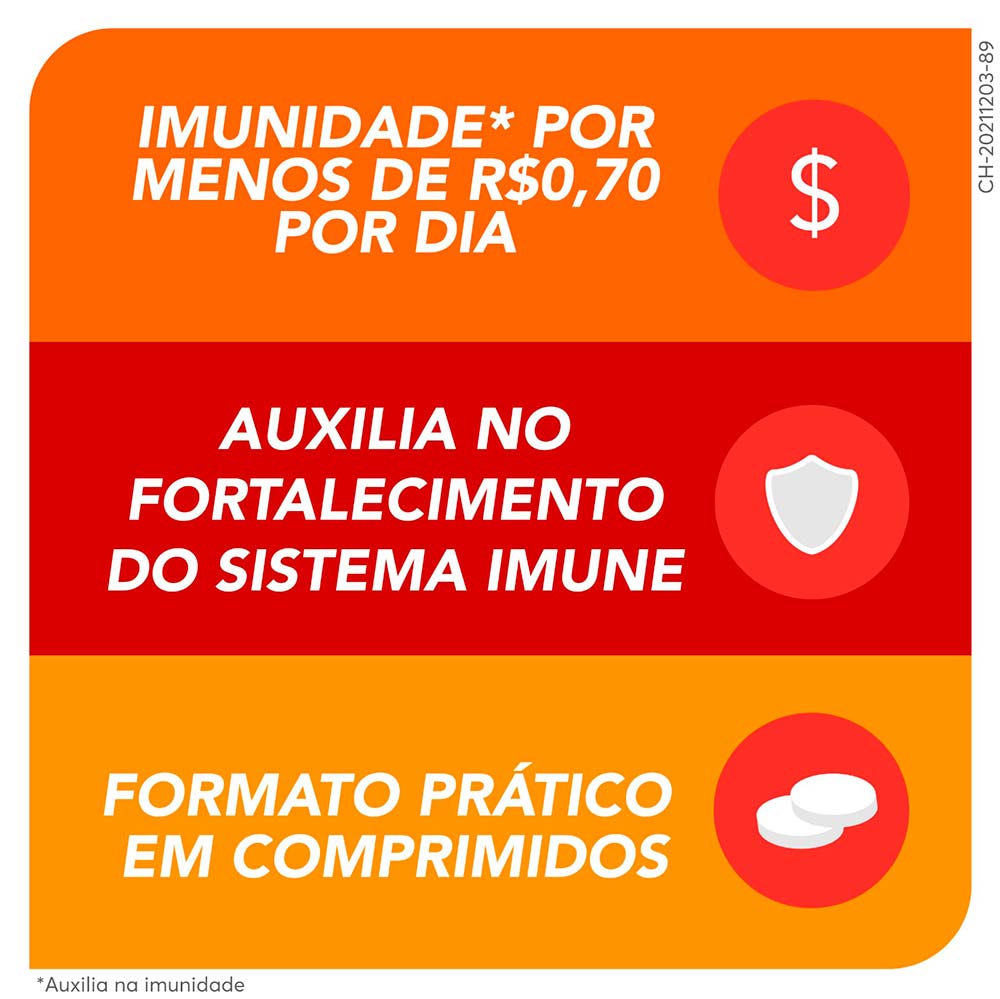 Miniatura Suplemento Alimentar de Vitamina C (500mg) Redoxon 30 Comprimidos