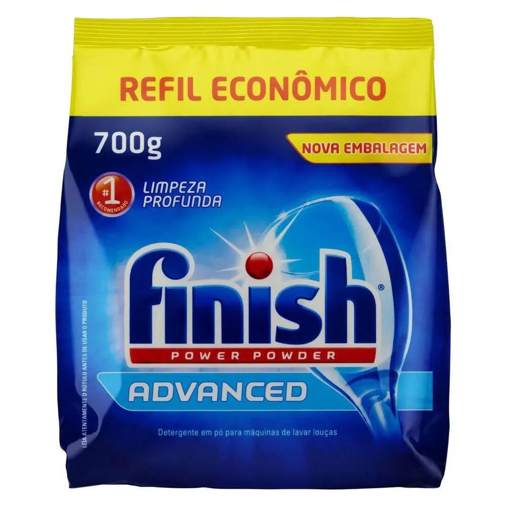 Miniatura Kit Lava-Louças Brastemp 8S Cinza BLF08BS e Detergente Pó Finish 700g 127V