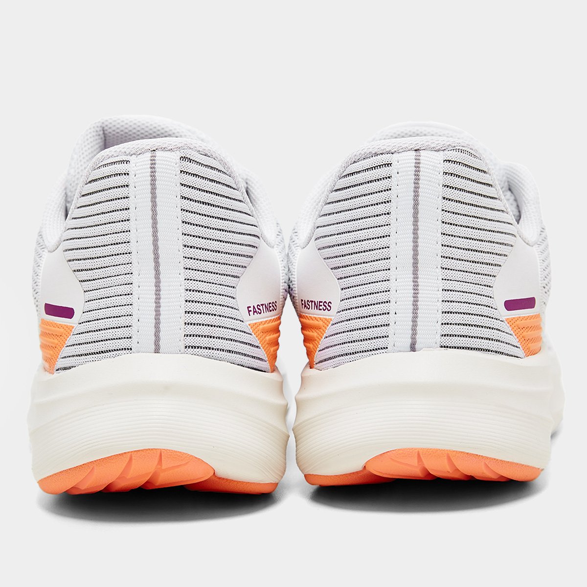 Miniatura Tênis Fila Fastness Feminino Branco+Laranja - 34