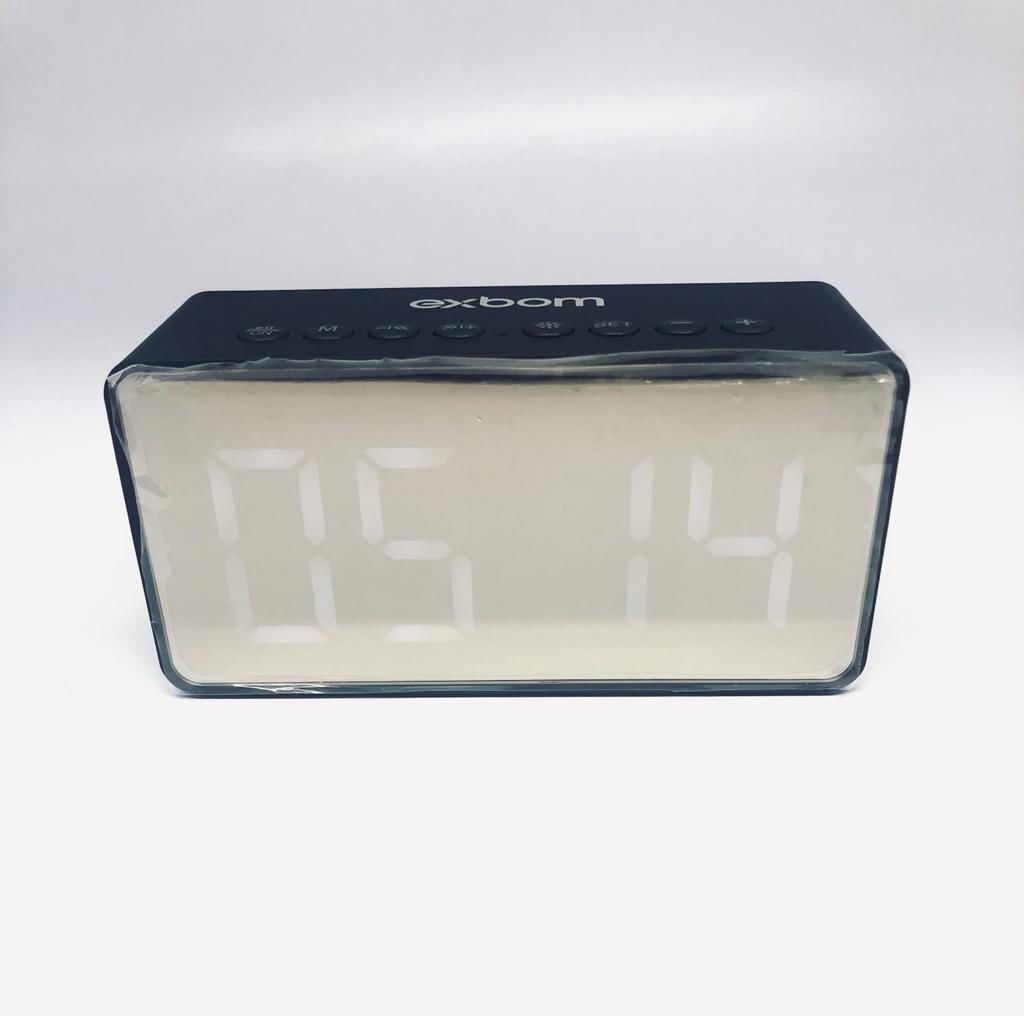 Miniatura Despertador Multimídia Preto Bluetooth Cs-Mt6Bt Top