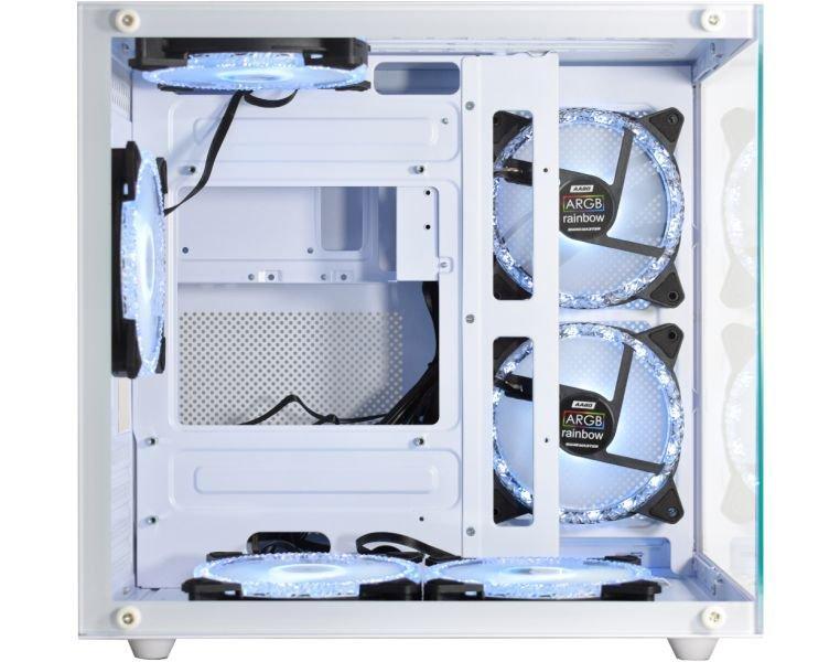 Gabinete Gamer Aquario Micro White W2Sb