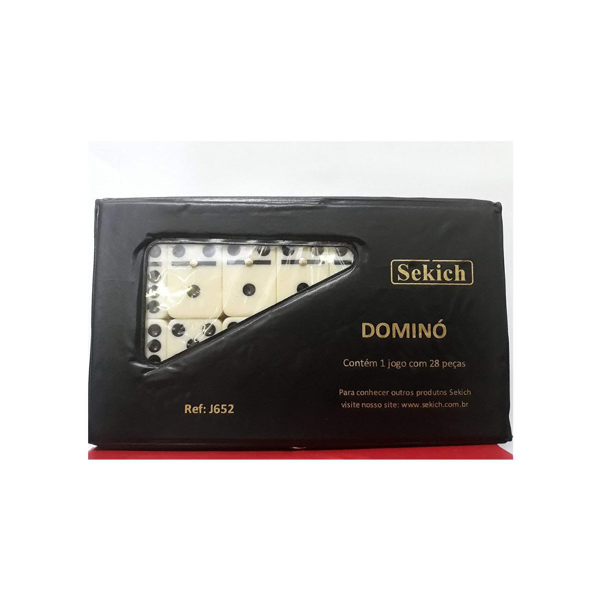 Miniatura Jogo De Domino Profissional De Osso Estojo Premium