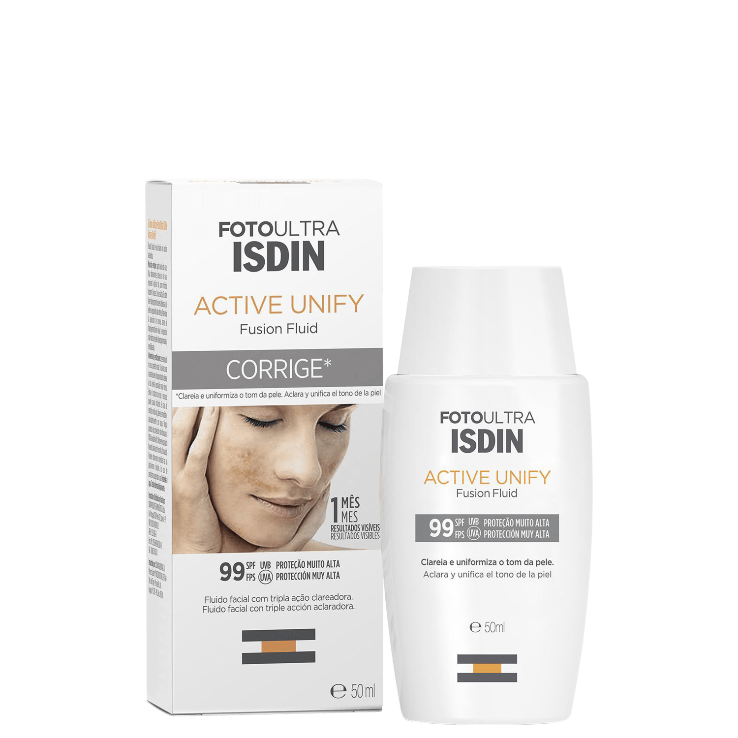 Miniatura Isdin Foto Ultra Active Unify Fluid Fps99 Protetor Solar Blz