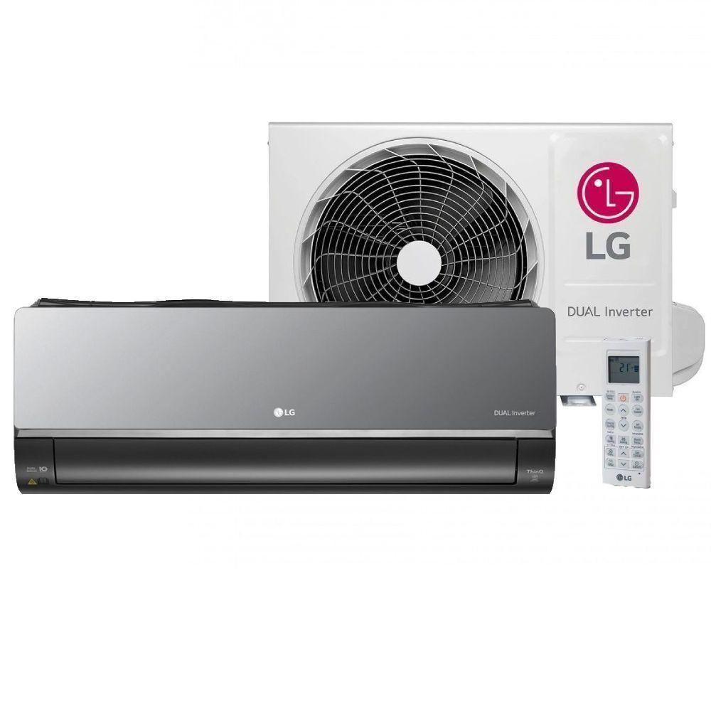 Miniatura Ar Condicionado LG Dual Inverter Voice ARTCOOL UV Nano +IA 24000 BTUs Quente e Frio 220V S3-W24K2R7A