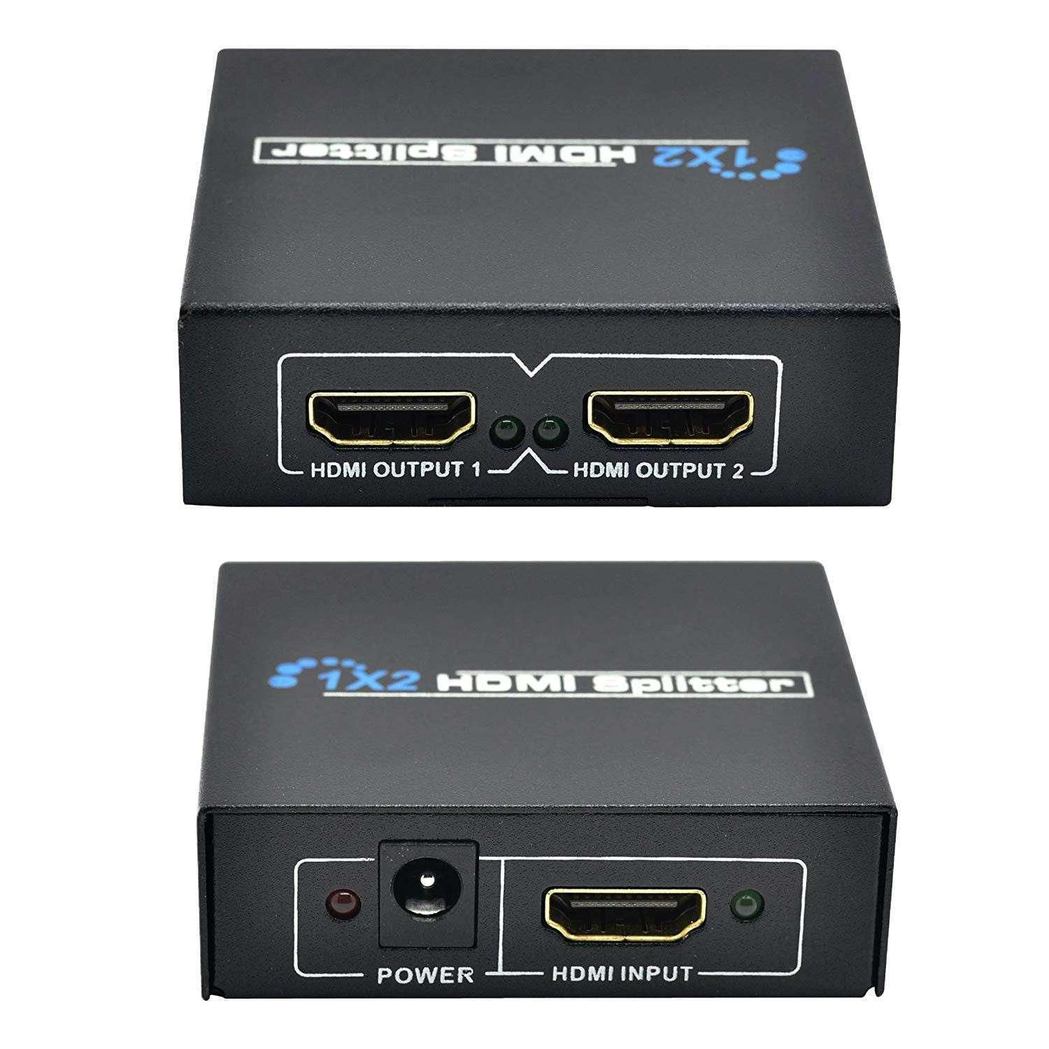 Miniatura Splitter Hdmi 1X2 Distribuidor Duplicador 1.3 Full Hd 1080P