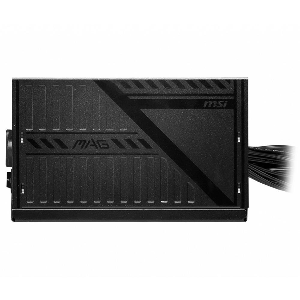Miniatura Fonte MSI MAG A600DN, 600W, 80 Plus White, PFC Ativo, Com Cabo, Preto - 306-7ZP6B22-809