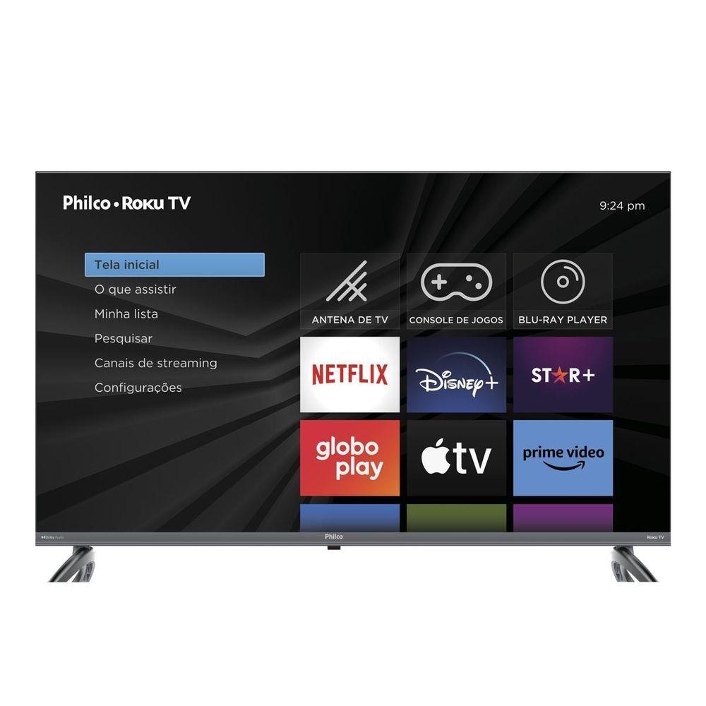 Miniatura Smart TV 40” Philco LED Roku TV Dolby Audio PTV40E3ERSGB Bivolt
