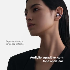 Fone de Ouvido Huawei FreeClip Bluetooth - Preto