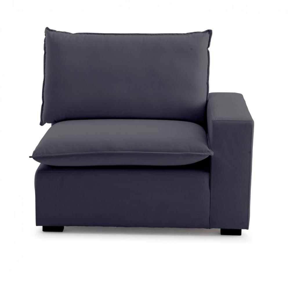 Miniatura Módulo Braço Esquerdo para Sofá Modular Hug 125cm CabeCasa MadeiraMadeira Azul