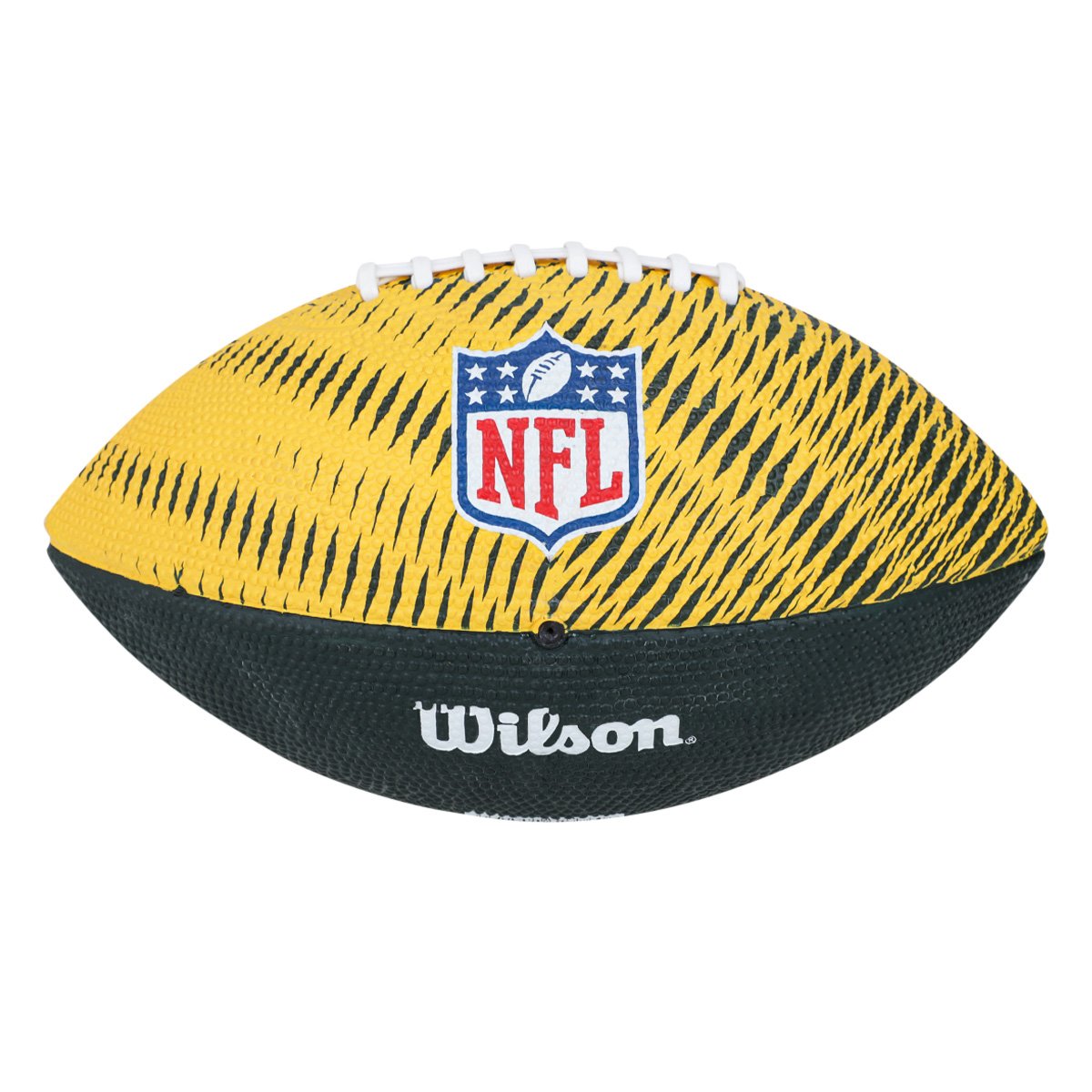 Miniatura Bola de Futebol Americano Wilson NFL Team Tailgate Jr Green Bay Packers Laranja+Verde