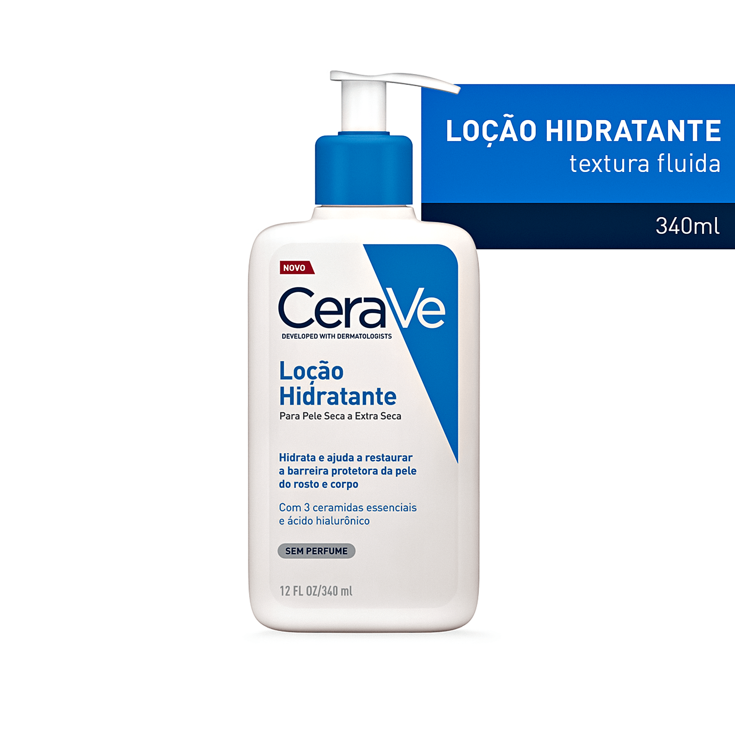 CeraVe Rosto & Corpo - Loção Hidratante 340ml