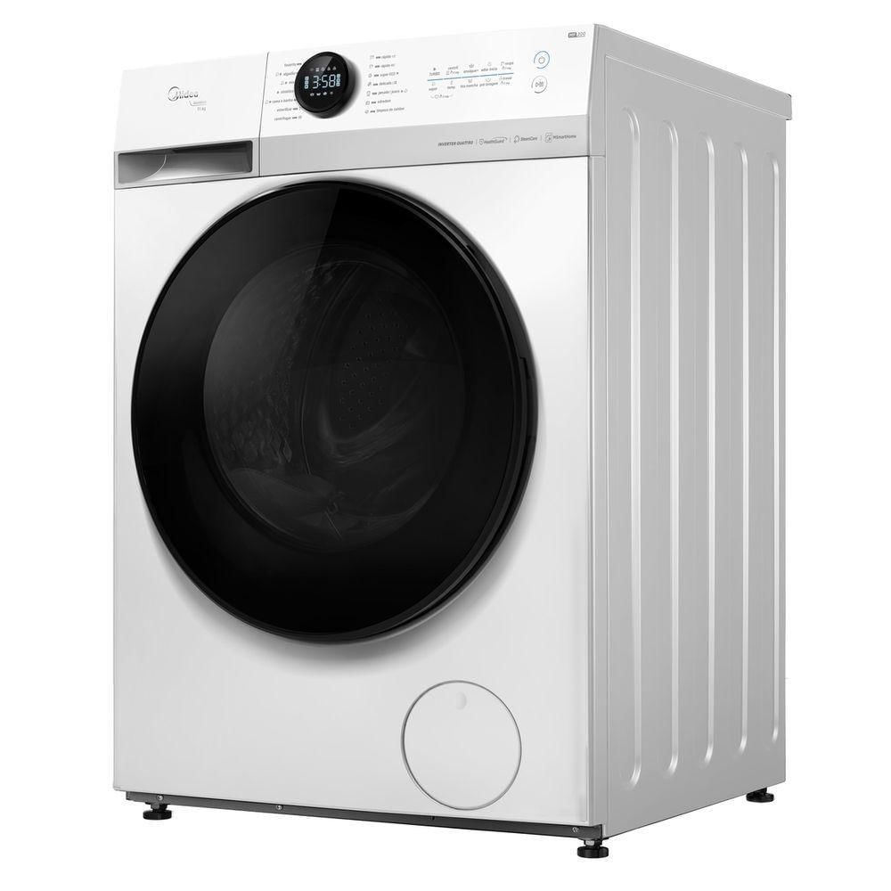 Miniatura Lavadora Midea Healthguard MF200 11kg Smart Wi Fi E Comando De Voz Branca 220V