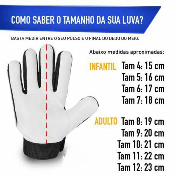 Miniatura Luva De Goleiro Penalty Delta 1 Campo Adulto Tamanho 8 Verde