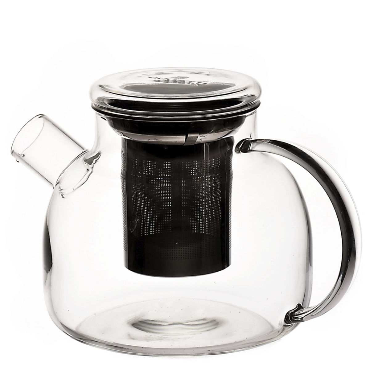 Miniatura Bule de Vidro Borossilicato com Infusor para Chá em Aço Inox 1000ml - Bugatti