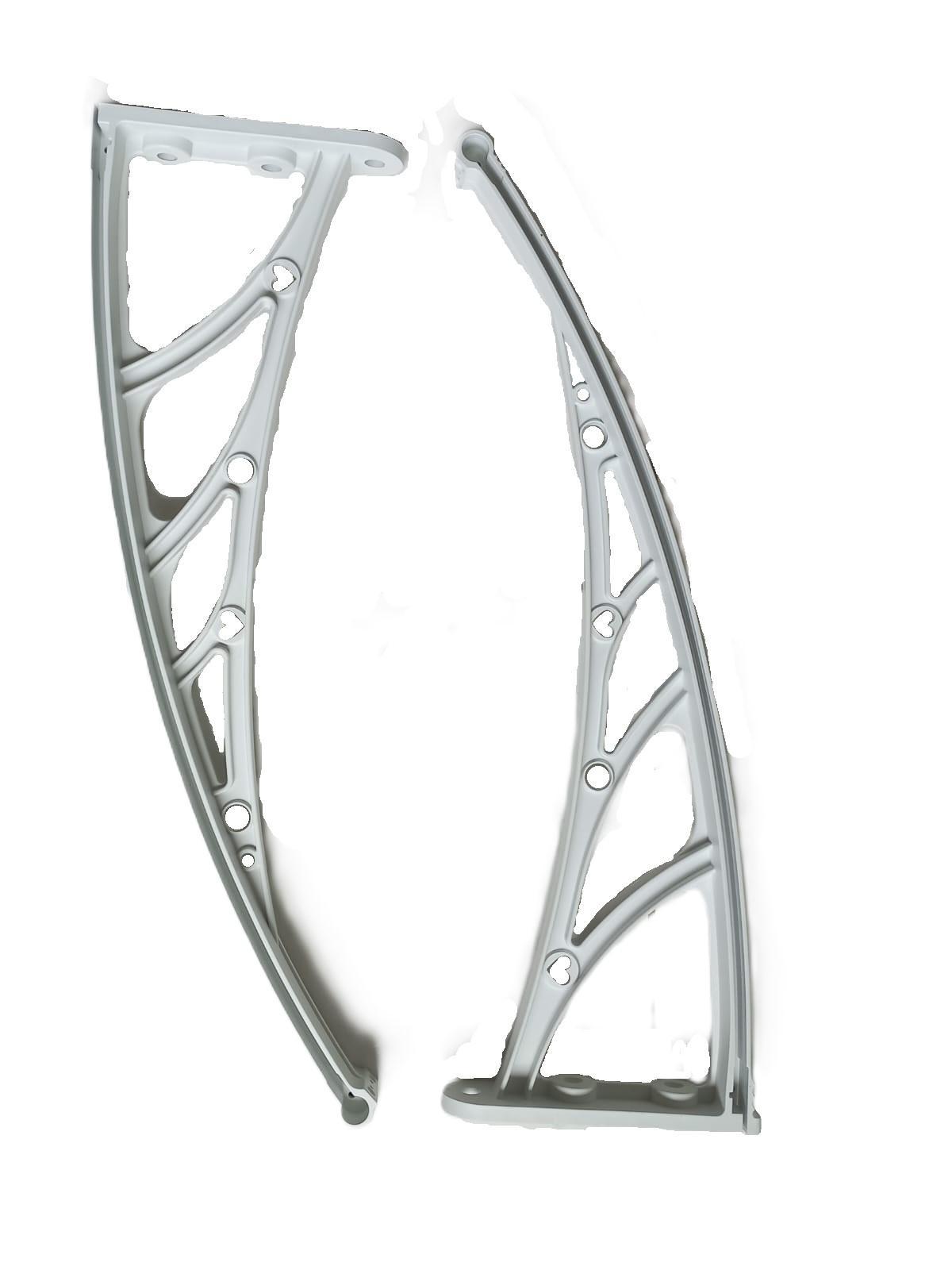 Miniatura Suporte Para Toldo Universal Mão Francesa Abs 60Cm - Branco