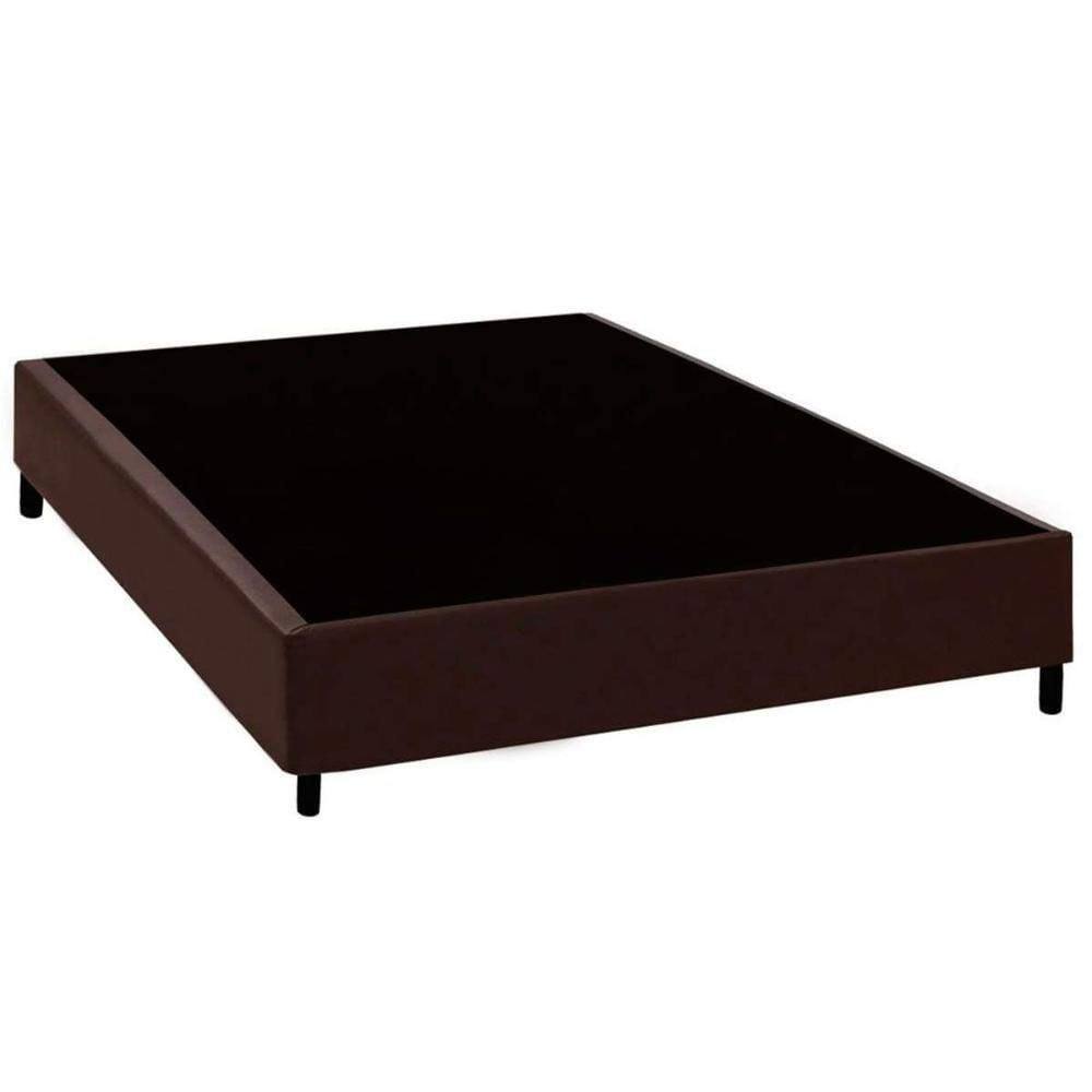 Miniatura Cama Box Base Viúva Universal Courano Brown (128x188x20) - Costa Rica
