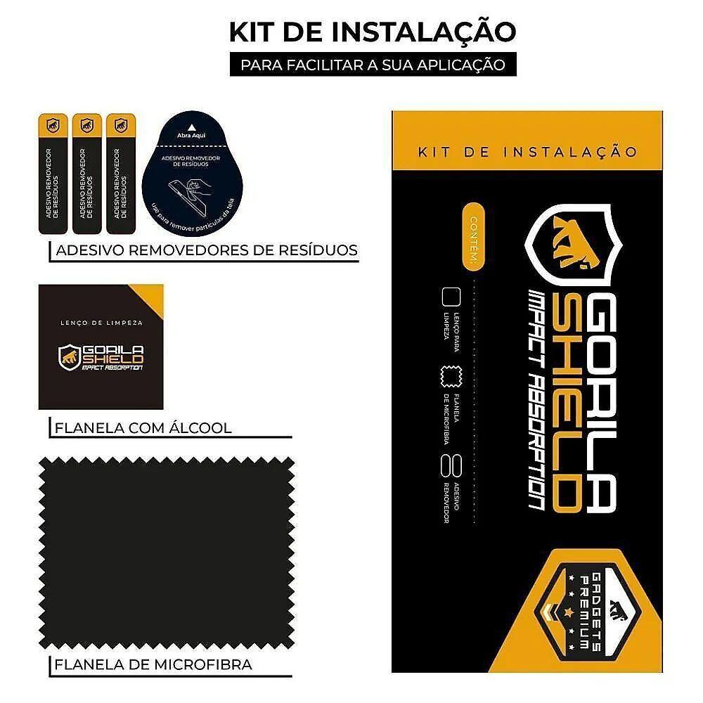 Miniatura Película Para Iphone 14 Plus - Dual Glass Preta - Gshield