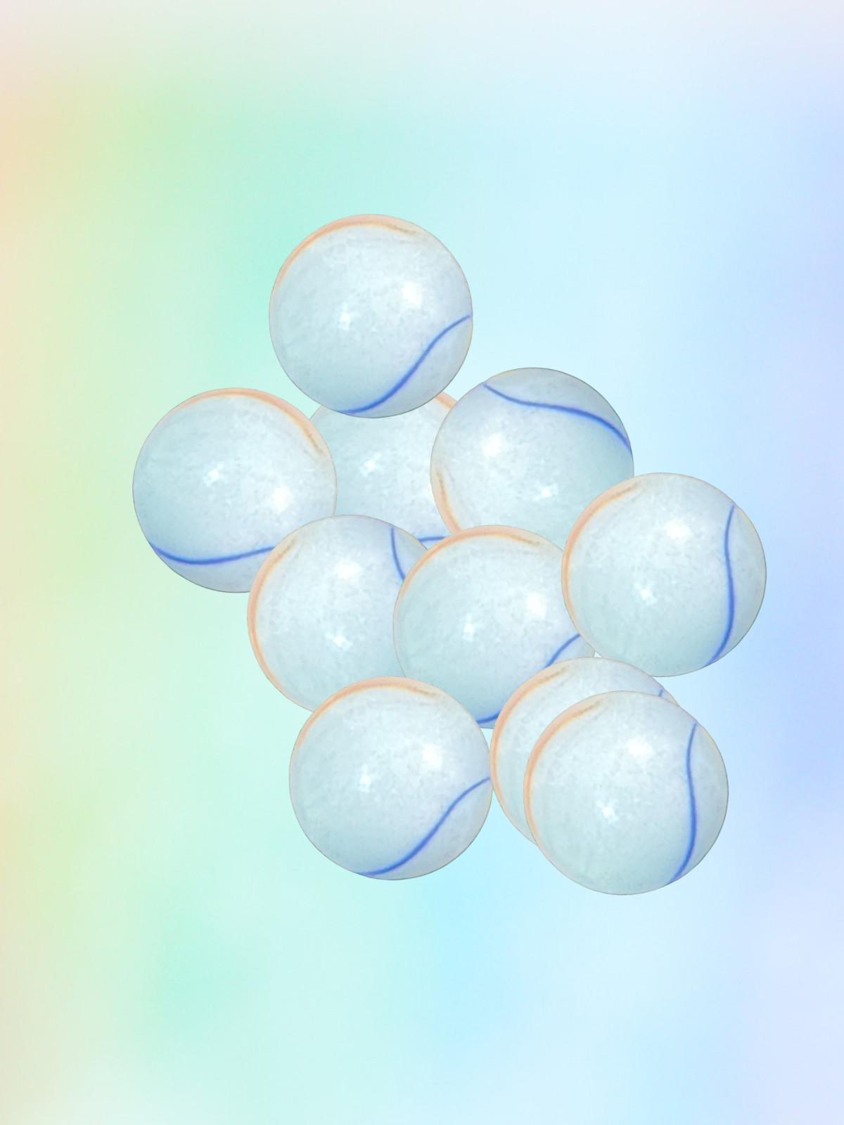 Bolinha Bola De Gude De Leite Mini Gude Leitosinha- Kit 150U