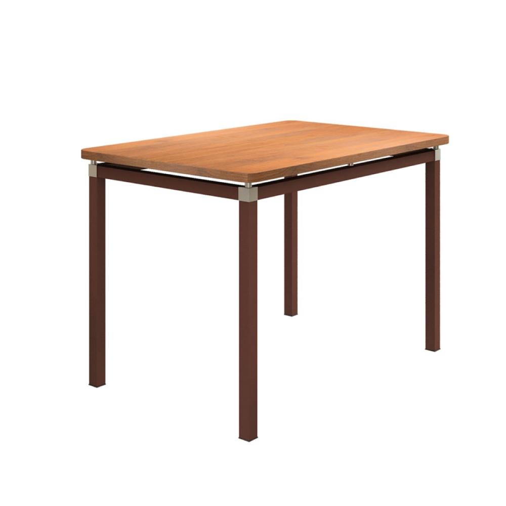 Miniatura Conjunto Sala de Jantar Mesa 120x75cm com 4 Cadeiras Flórida BM Móveis Café/Bege