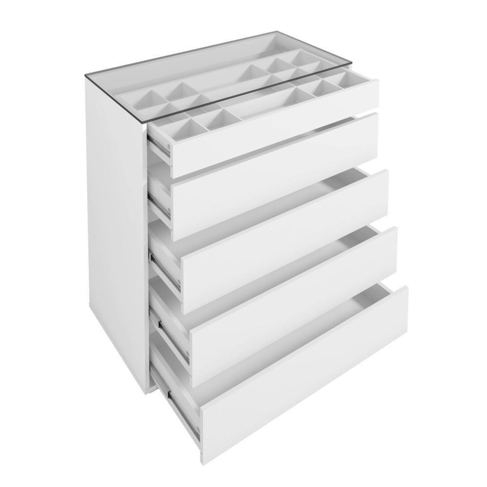 Miniatura Cômoda Suellen Branco Com Gaveta Organizadora