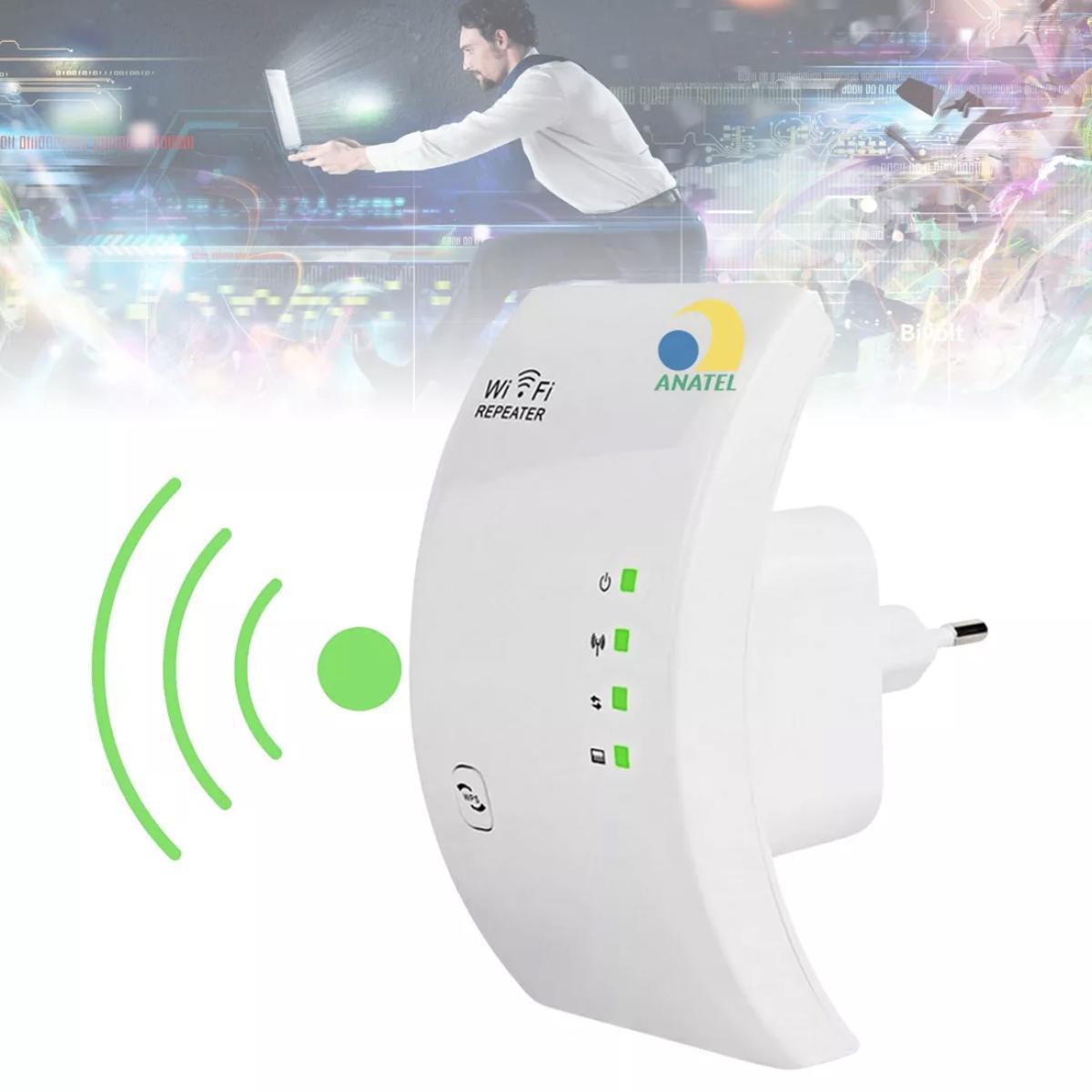 Miniatura Repetidor Amplificador Wifi 600Mbps - Potente e Barato