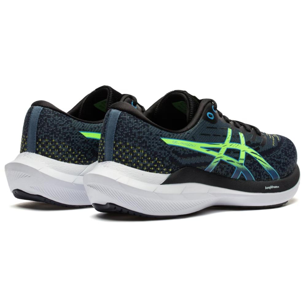 Miniatura Tênis Asics Gel-Nagoya 7 Masculino AZUL/VERDE - 39