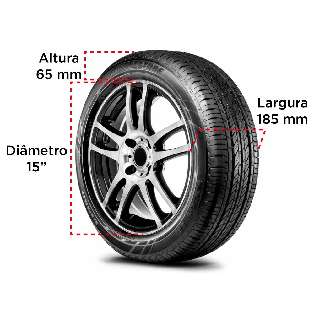 Miniatura Pneu para Carro Aro R15 Bridgestone Ecopia EP150, 185/65R15