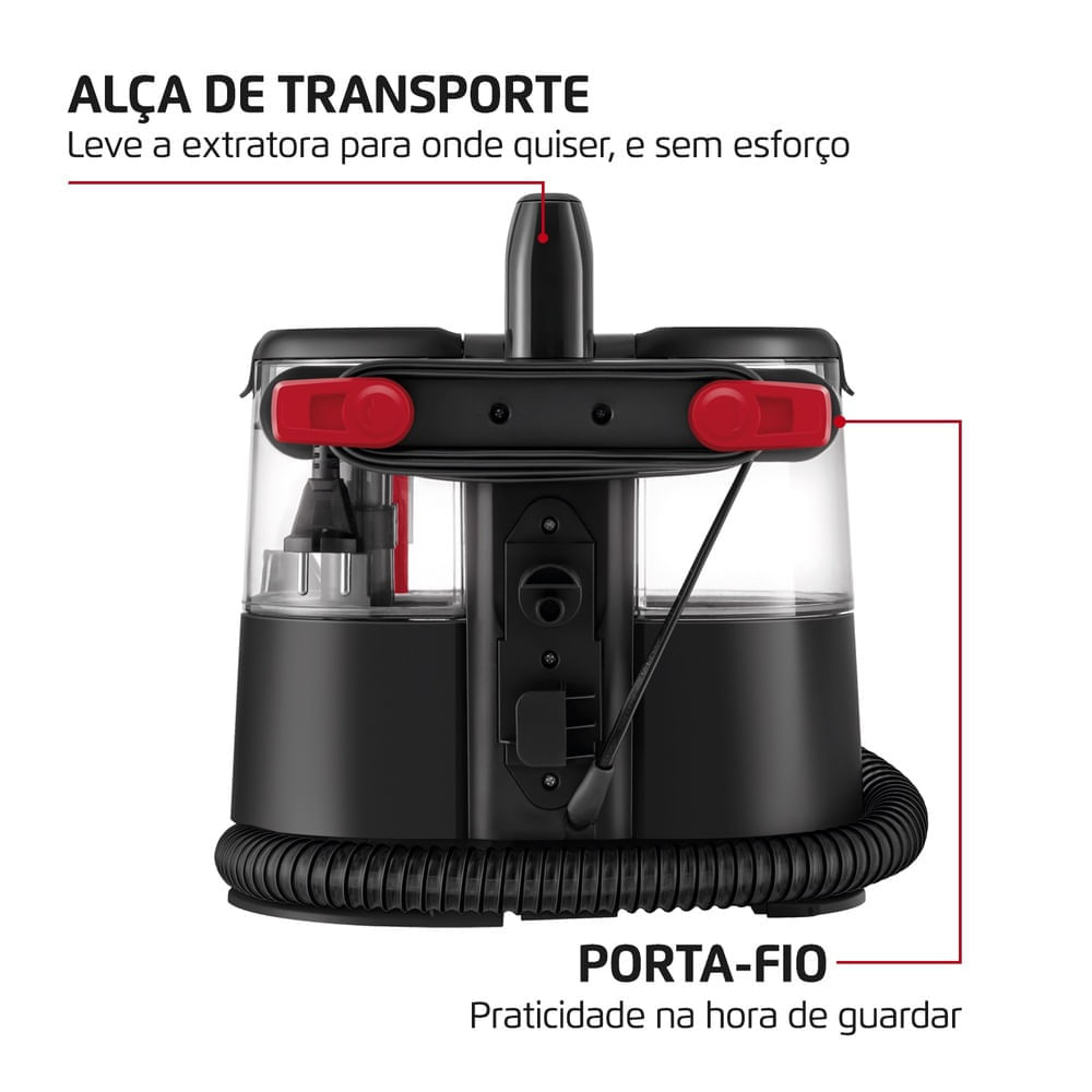 Extratora e Higienizadora Portátil Deep Cleaner I Mondial 1650W - EXP-01-R 110