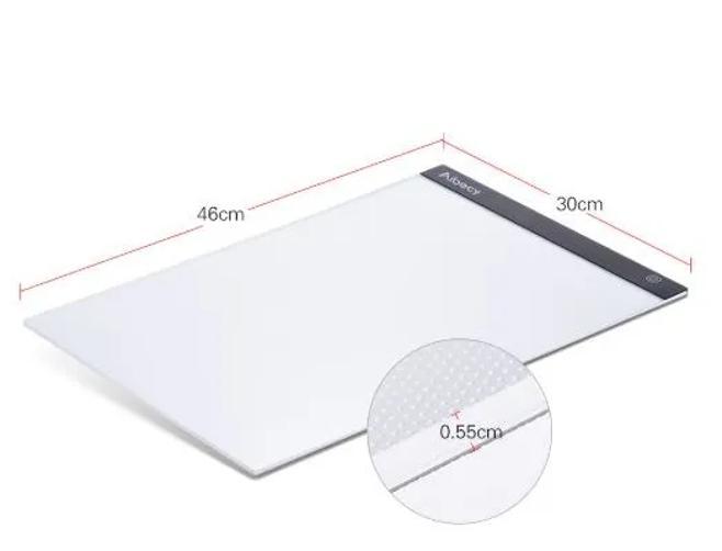 Miniatura Mesa De Luz Para Desenho Led Portátil Digitalizadora A3 A4