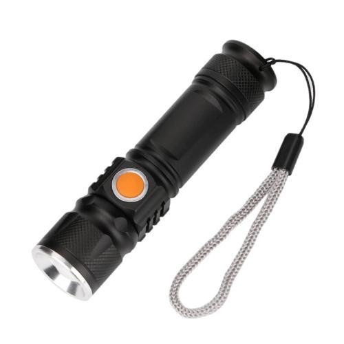 Miniatura Mini Lanterna Led T6 Super Forte Usb Recarregável Portátil