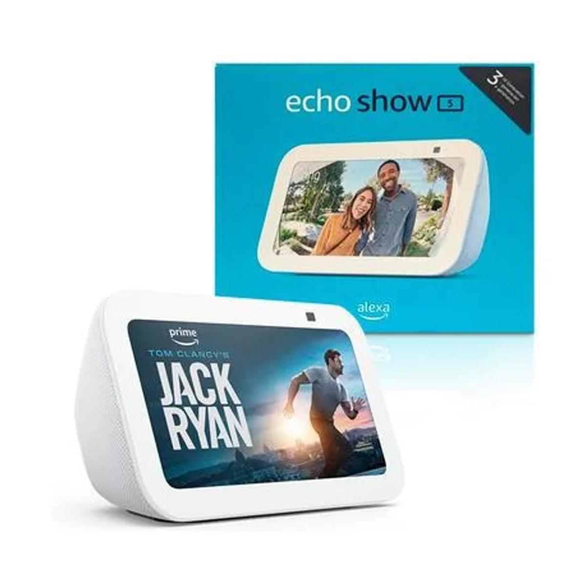 Miniatura Tela Inteligente Amazon Echo Show 5 Com Alexa White