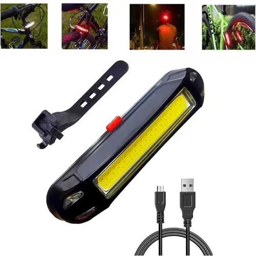 Miniatura Sinalizador Bike Bicicleta Usb Recarregável