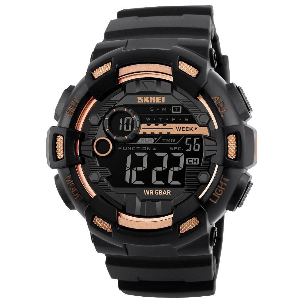 Relógio Masculino Skmei 1243 Esportivo Digital Preto