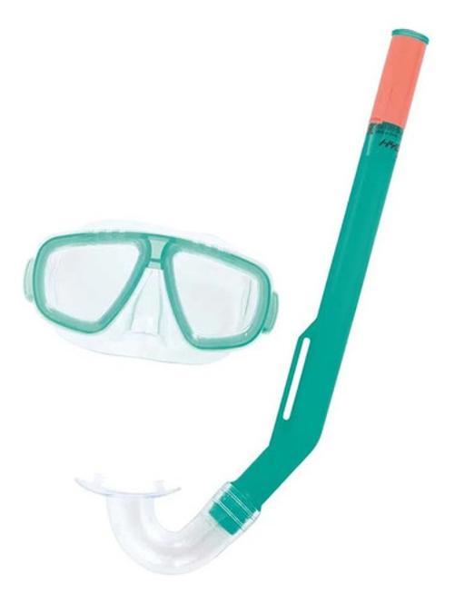 Miniatura Kit Mergulho Infantil Snorkel Com Mascara Bestway - Verde